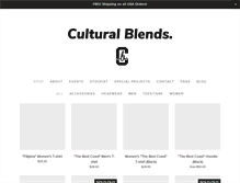 Tablet Screenshot of culturalblends.net